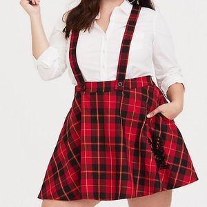 Torrid Harry Potter Suspender Skirt size 12